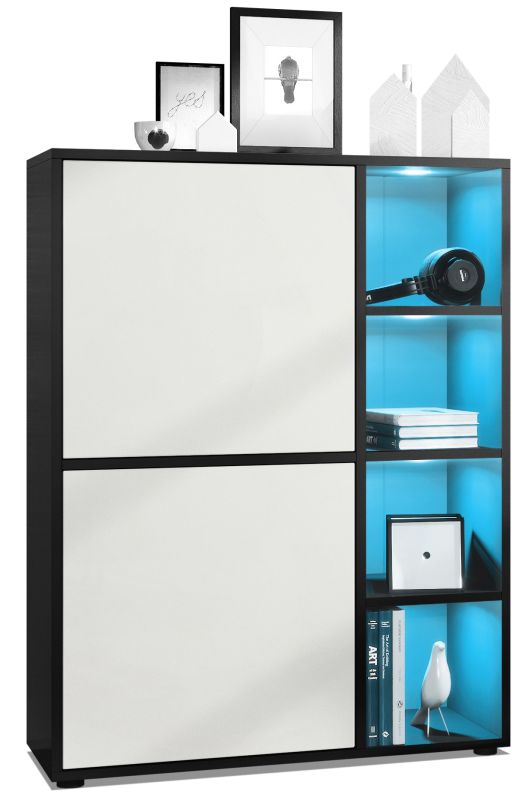 Mora Highboard Korpus Schwarz
