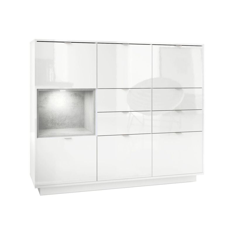 Skagen M2 Highboard Korpus Weiß