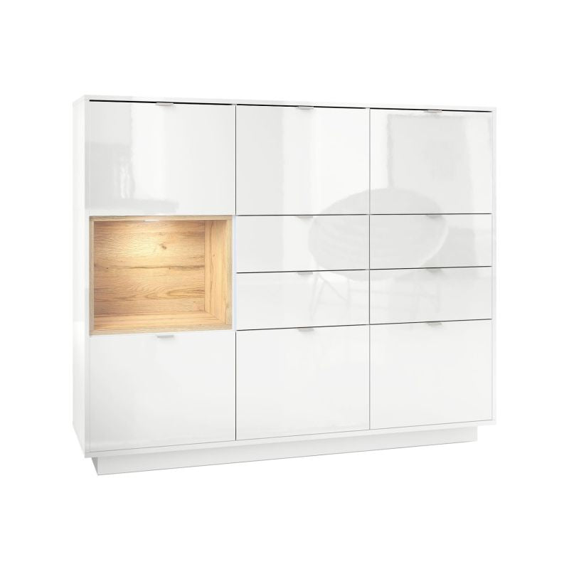 Skagen M2 Highboard Korpus Weiß