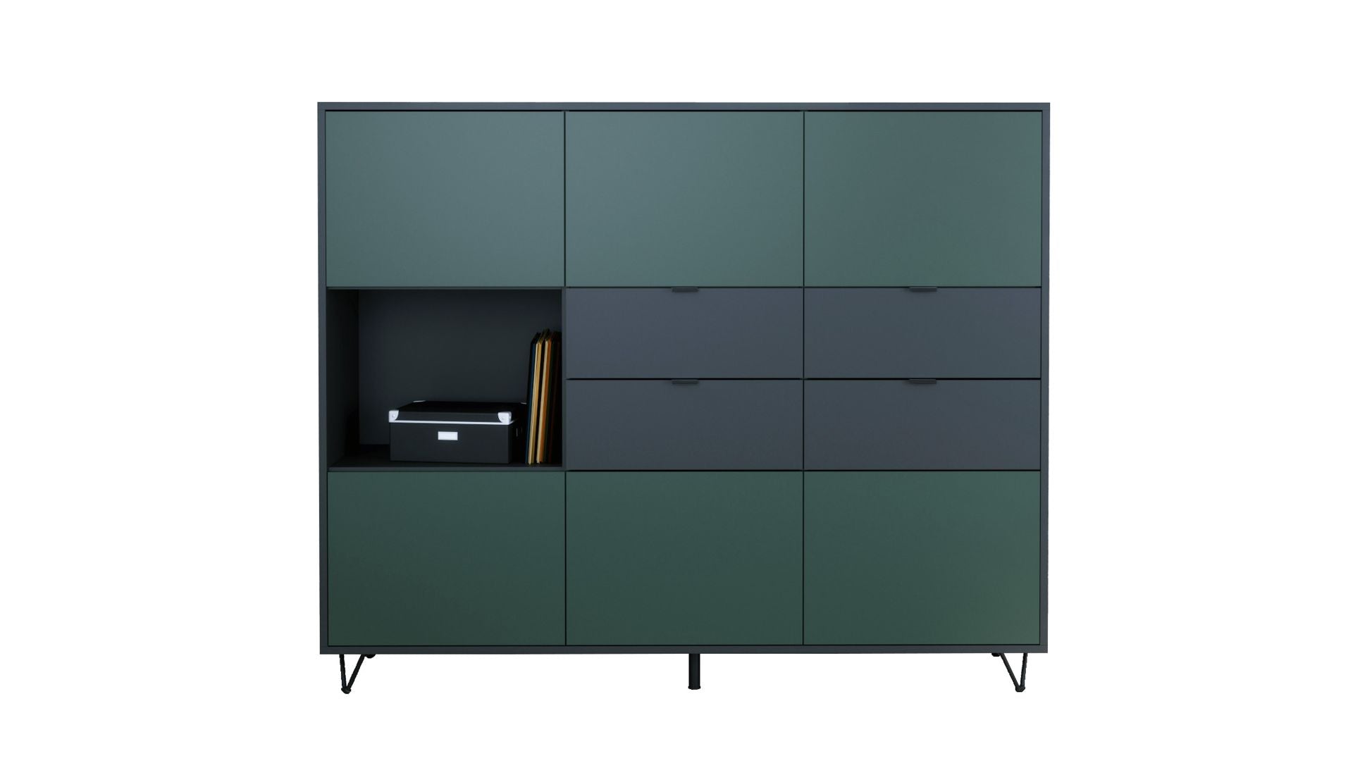 Highboard Mirallo M2 Korpus Anthrazit matt