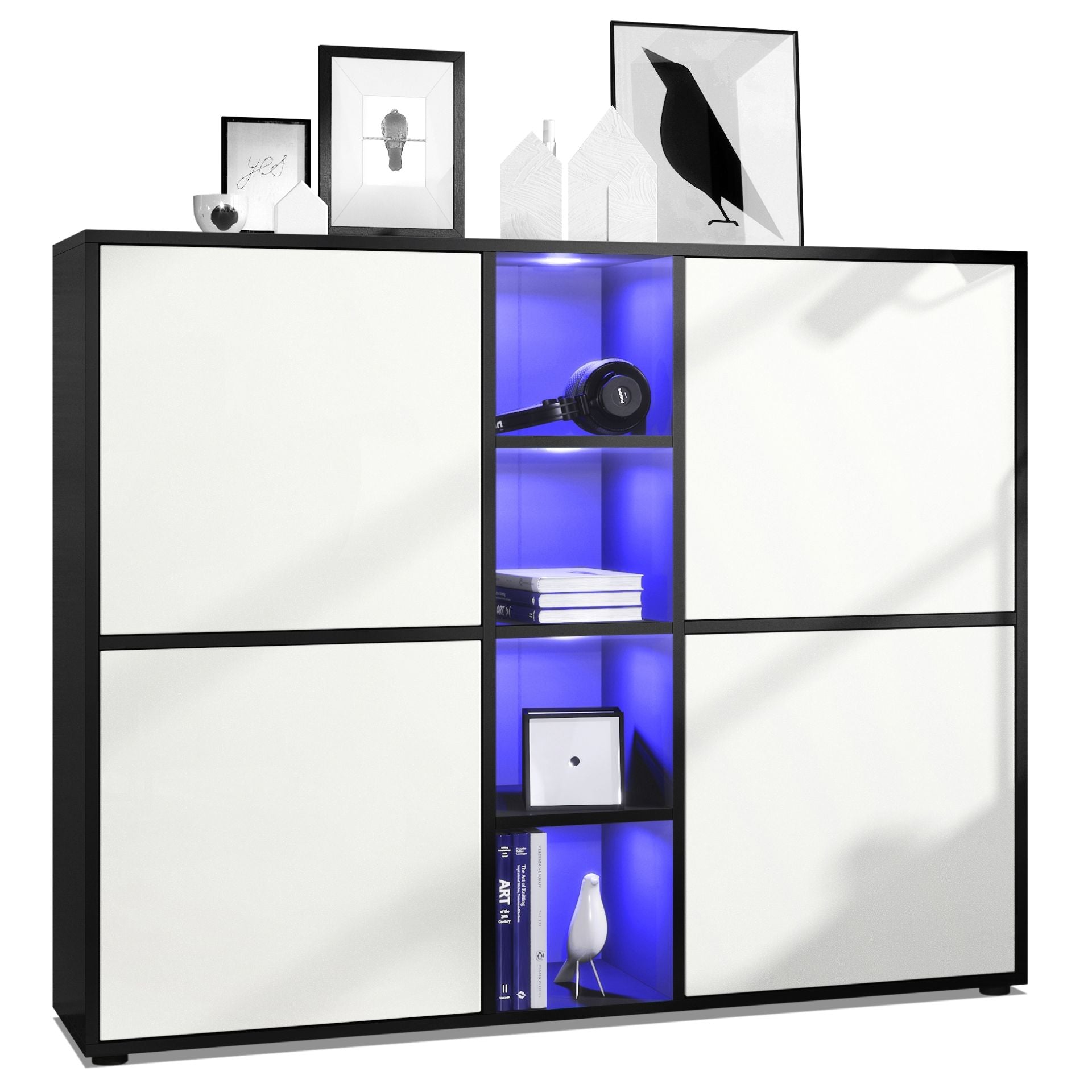 Mora Highboard M3 Korpus Schwarz