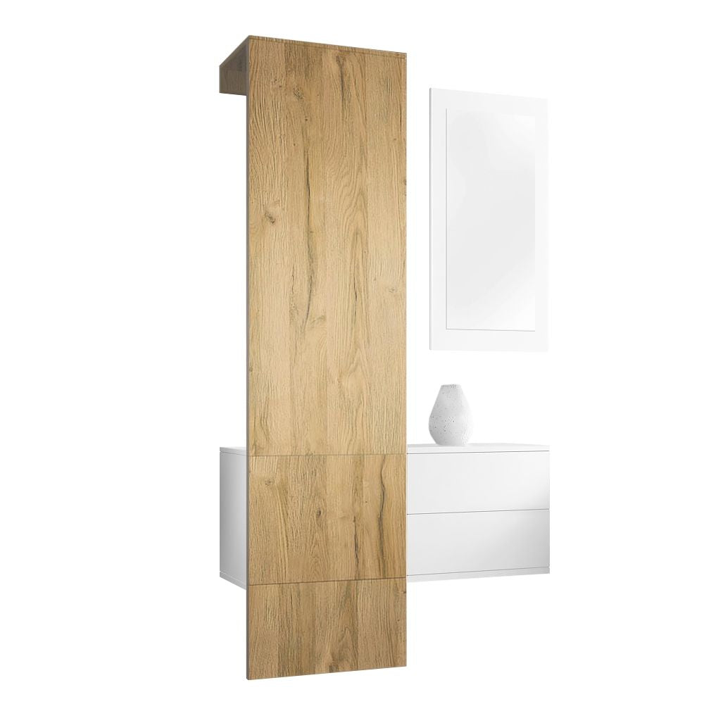 Lulea Garderobe Set 2 Korpus Weiß