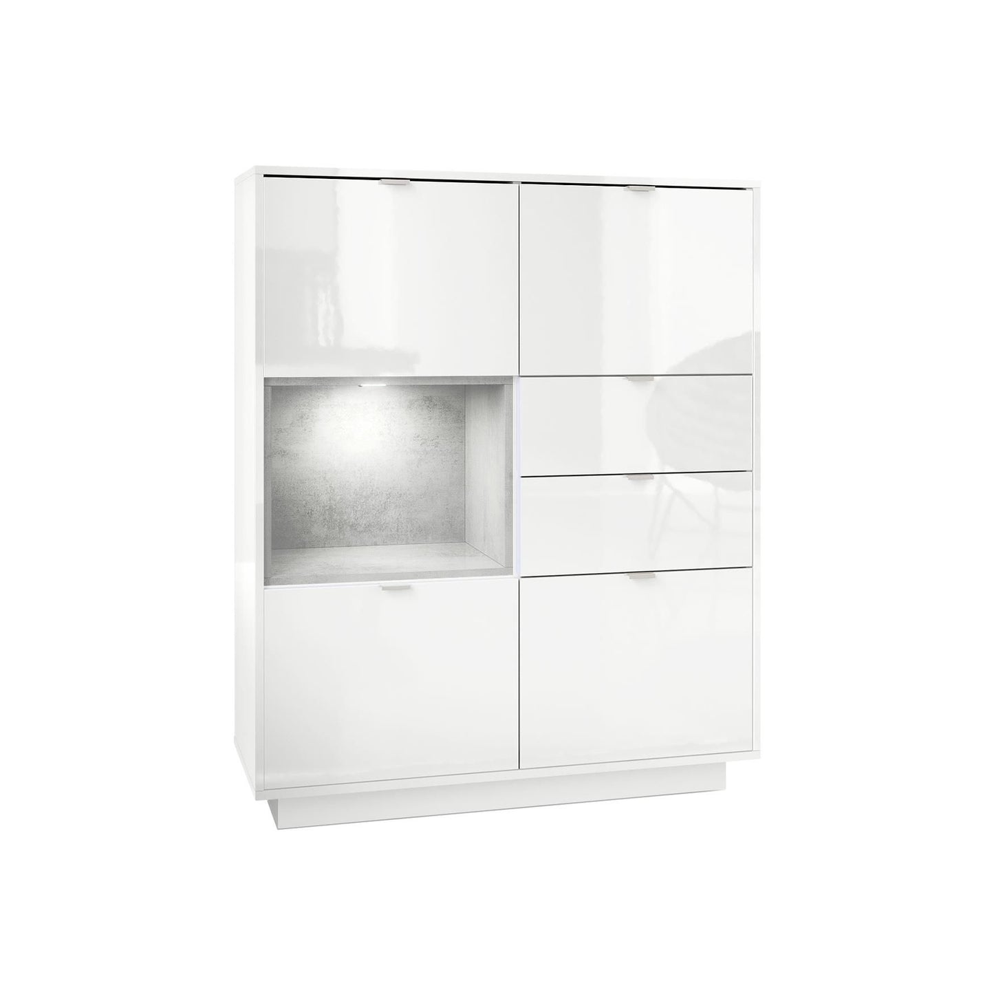 Skagen Highboard Korpus Weiß