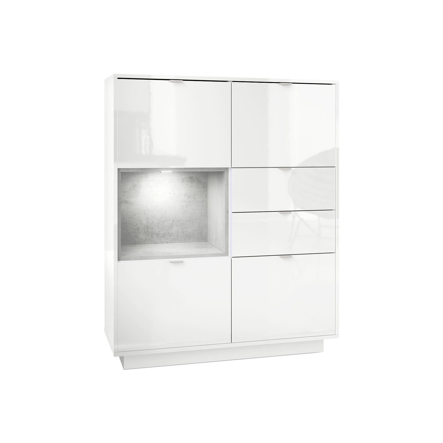 Skagen Highboard Korpus Weiß