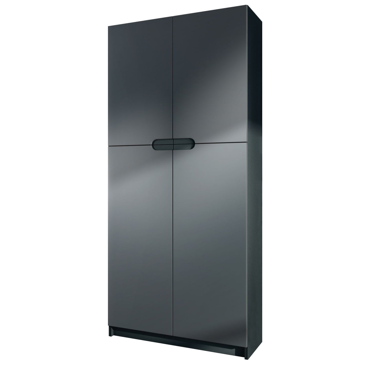 Büroschrank Locarno M1- Korpus Schwarz Matt