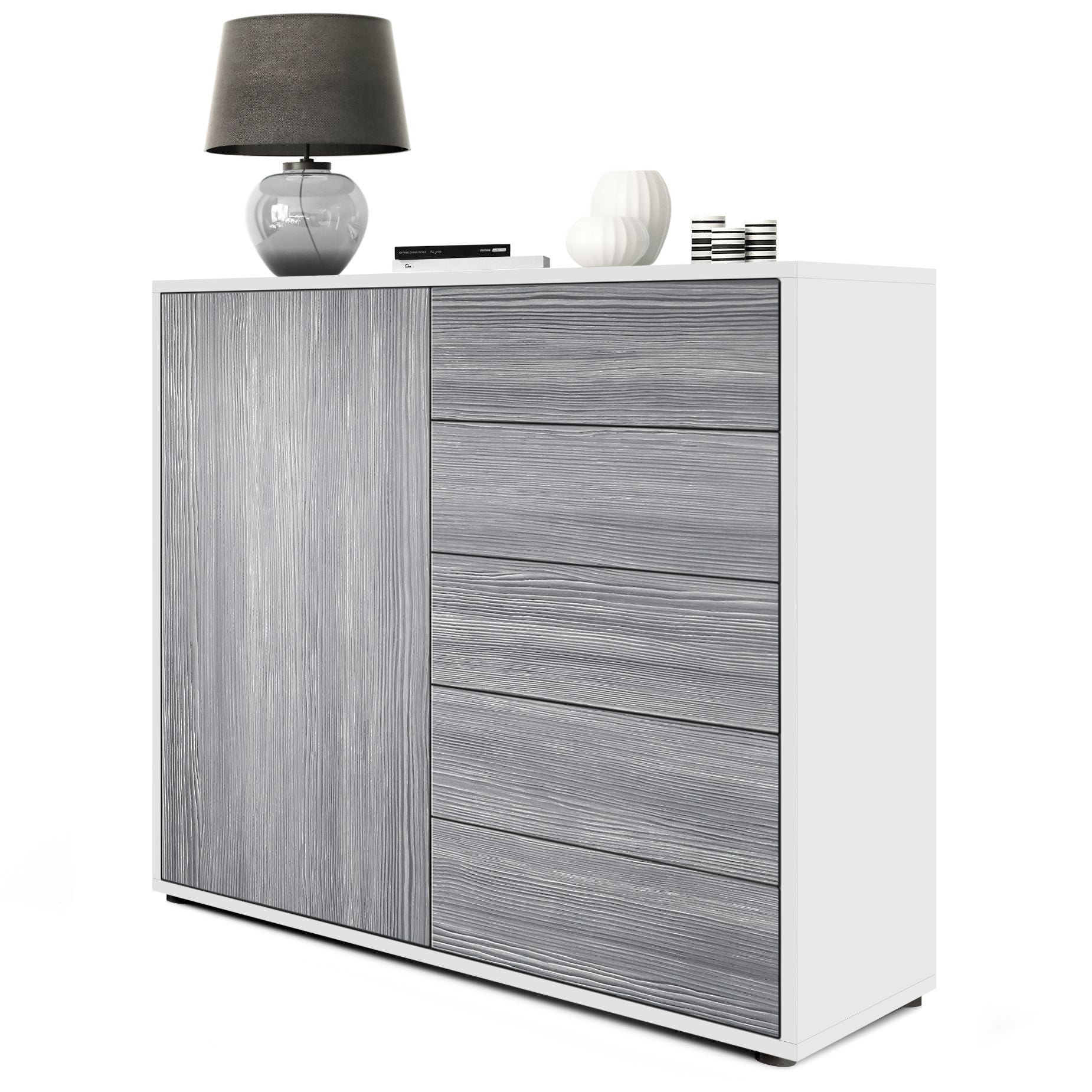Milan M2 Kommode Korpus Weiß