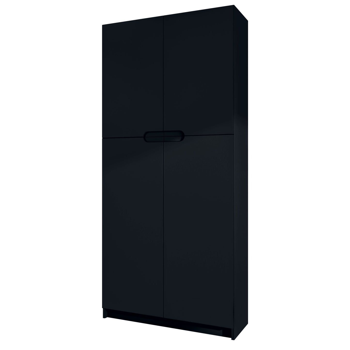Büroschrank Locarno M1- Korpus Schwarz Matt