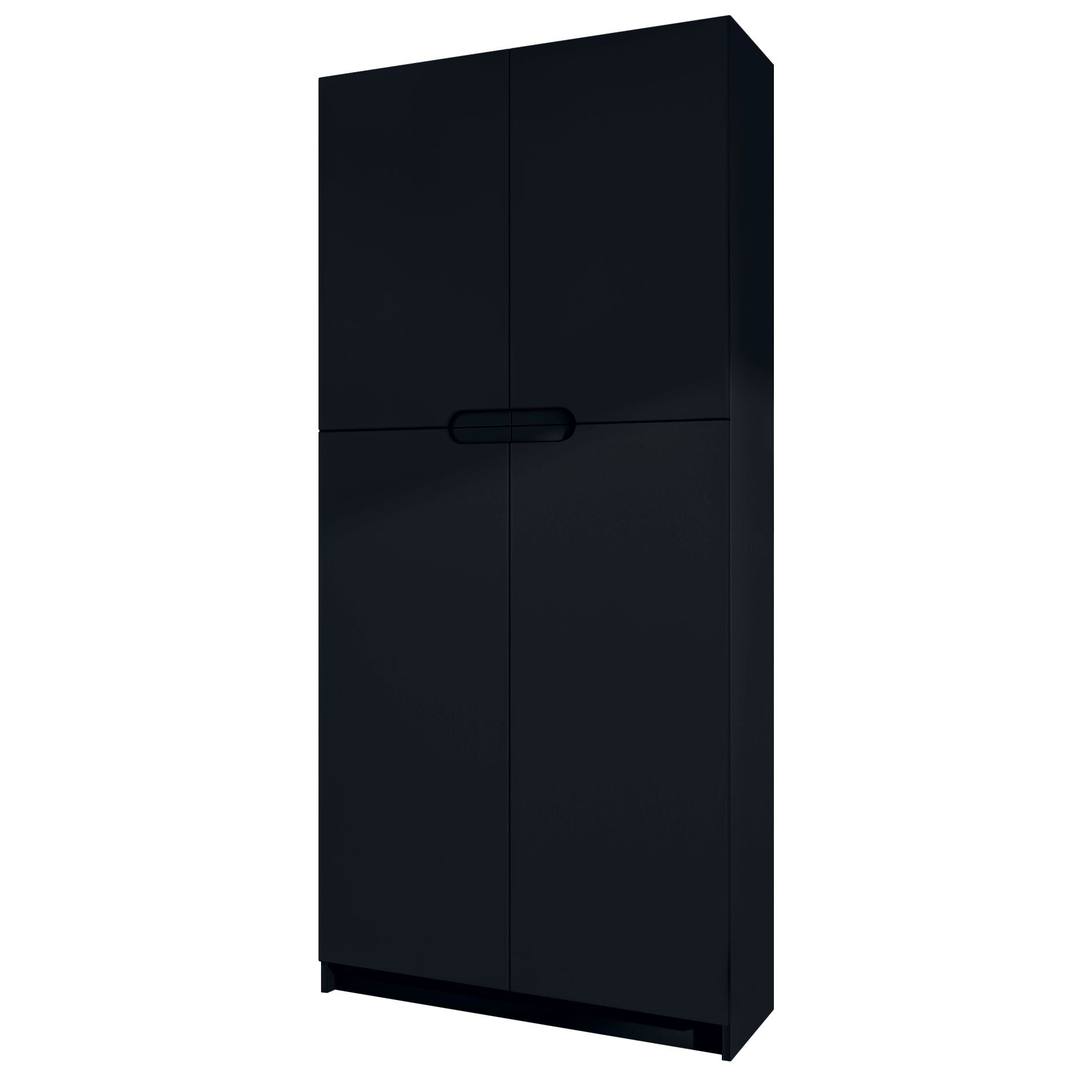 Büroschrank Locarno M1- Korpus Schwarz Matt