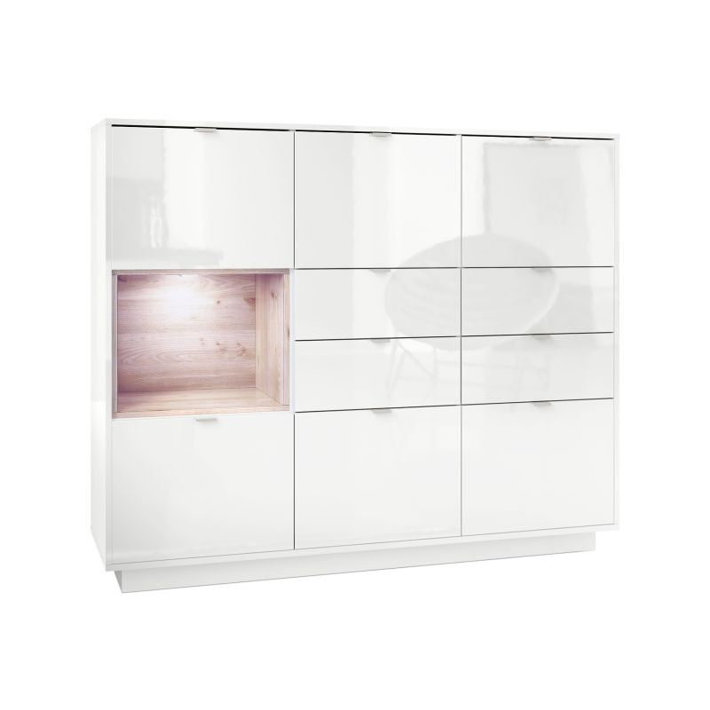 Skagen M2 Highboard Korpus Weiß