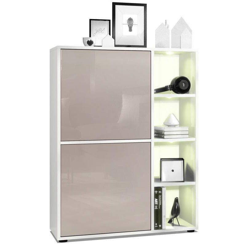 Mora Highboard Korpus Weiß