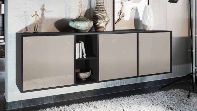Mora Sideboard Korpus Schwarz