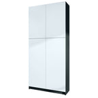 Büroschrank Elona  M1 - Korpus Schwarz matt