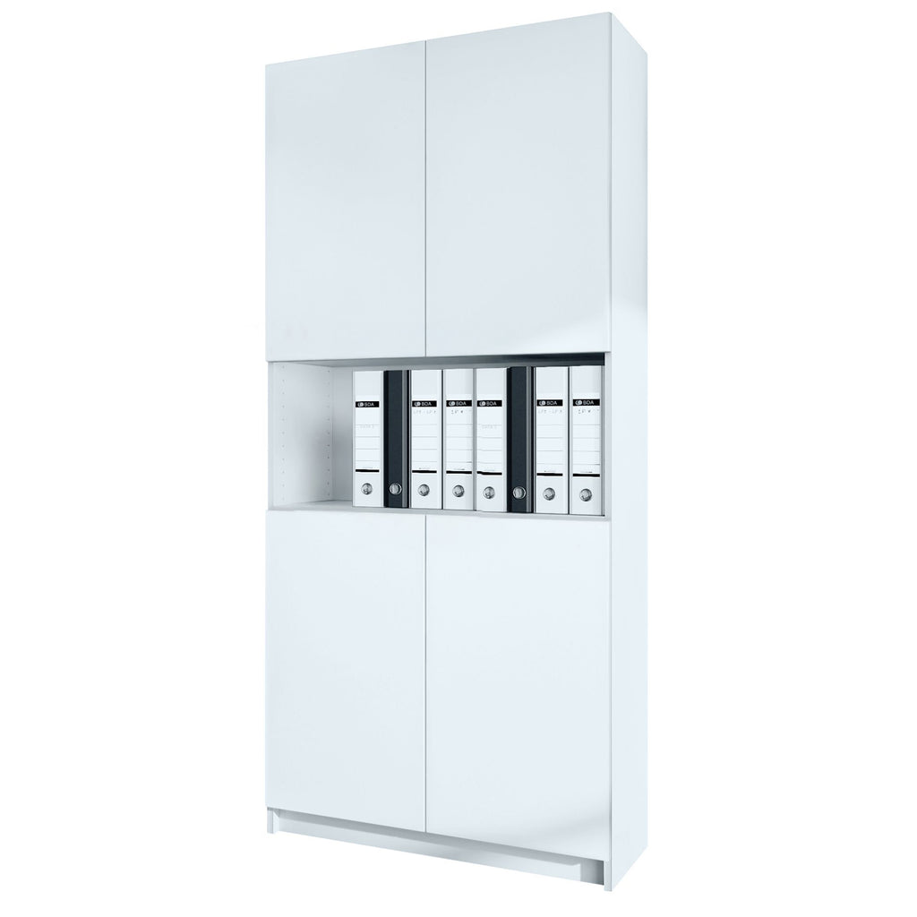 Büroschrank Elona  M2 - Korpus Weiß matt