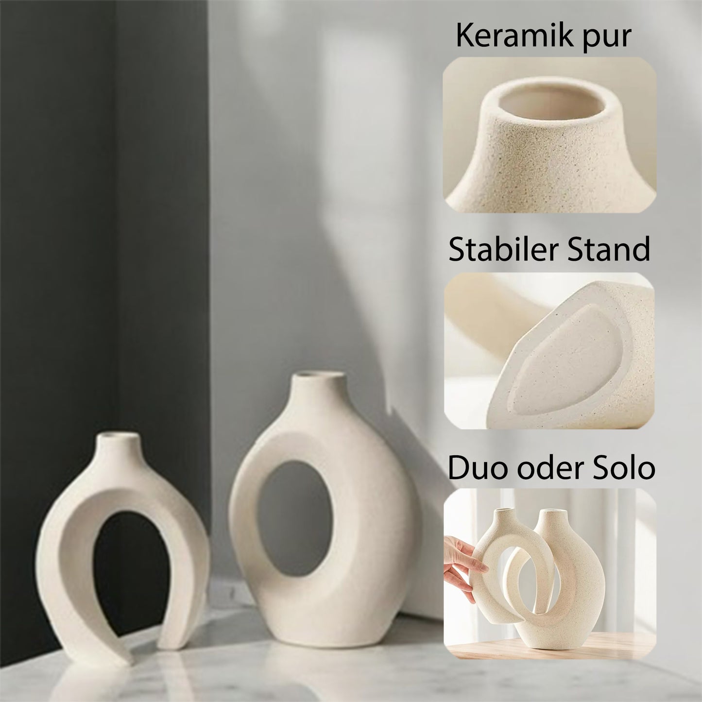 Vase Vera 2er Set