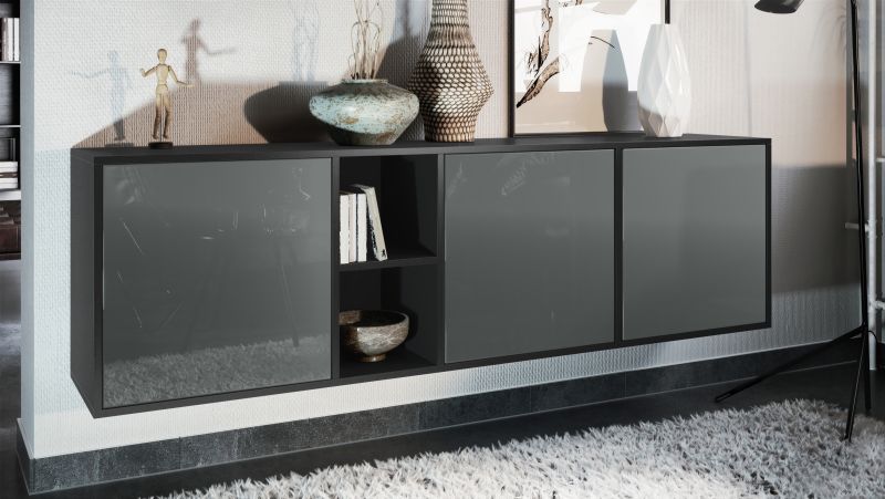Mora Sideboard Korpus Schwarz