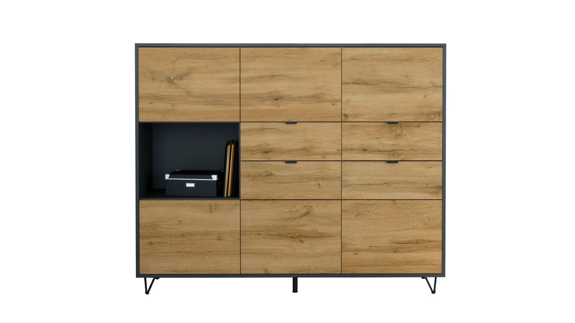 Highboard Mirallo M2 Korpus Anthrazit matt