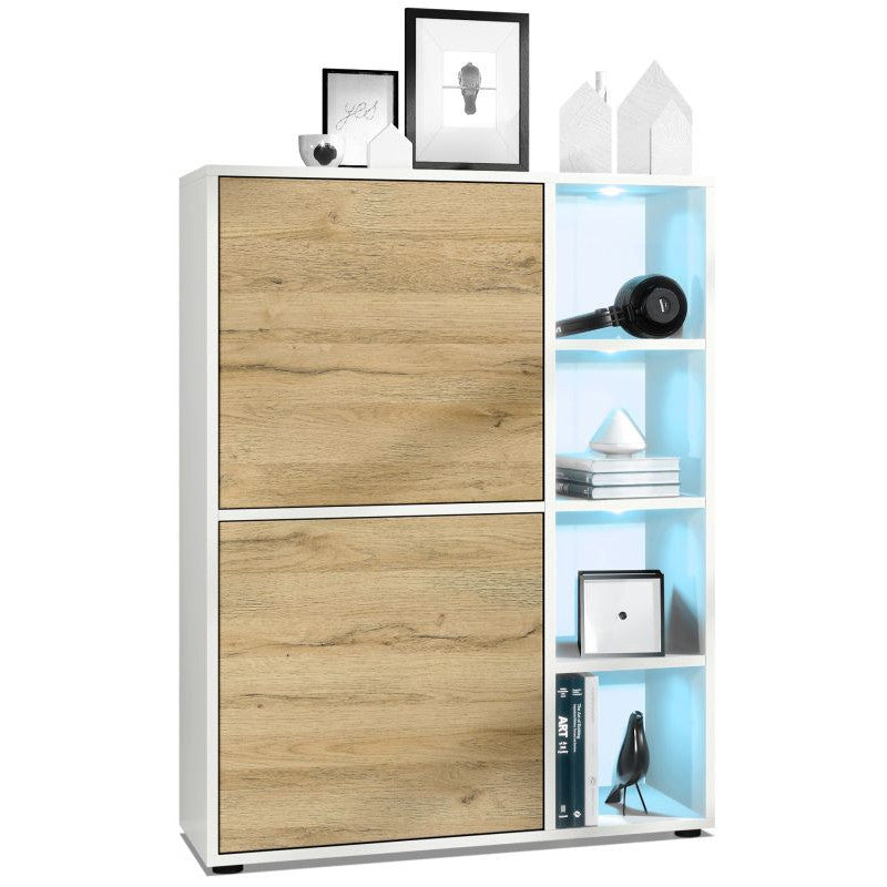 Mora Highboard Korpus Weiß