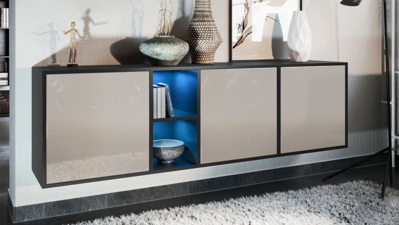 Mora Sideboard Korpus Schwarz