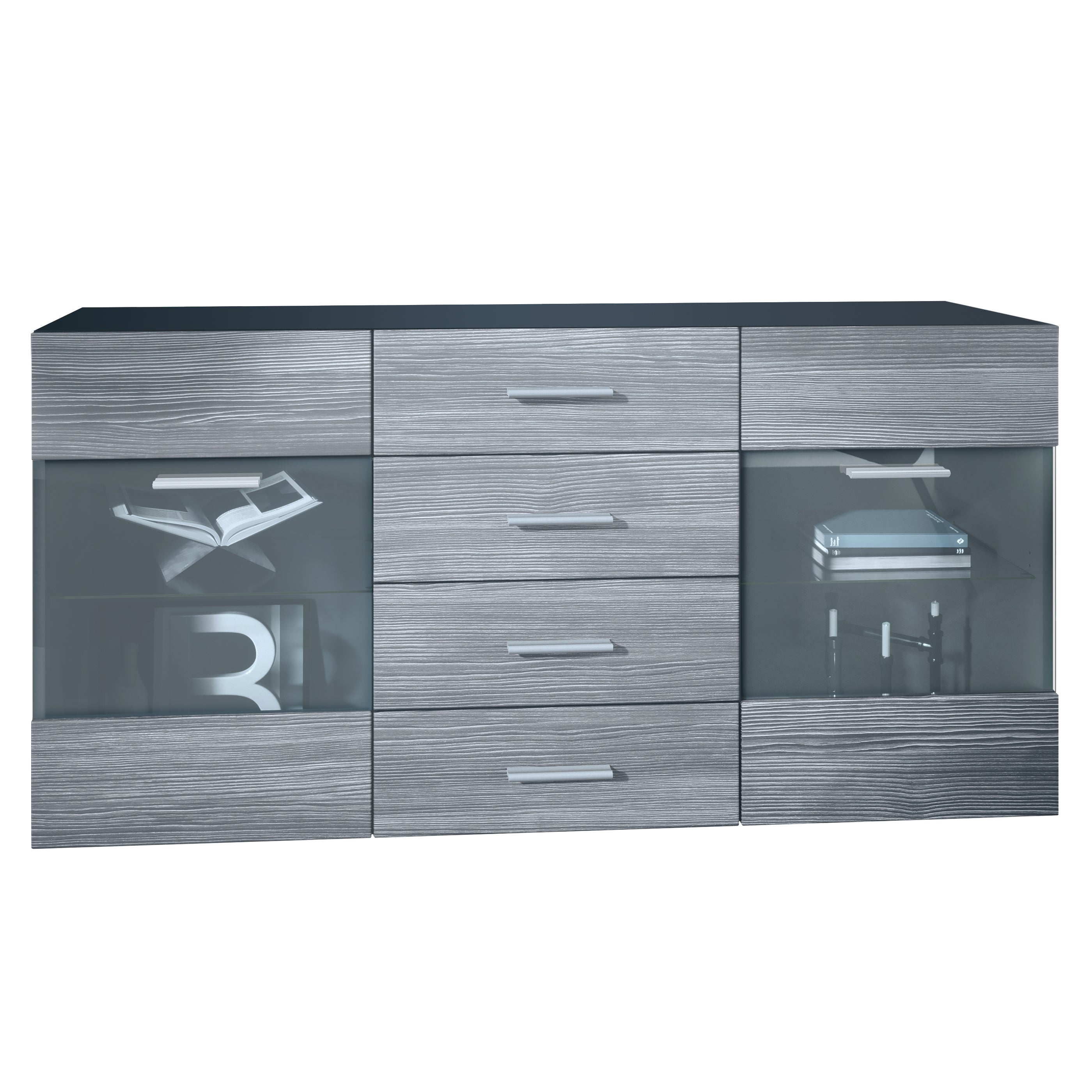 Sideboard Graz M1 - Korpus Schwarz matt