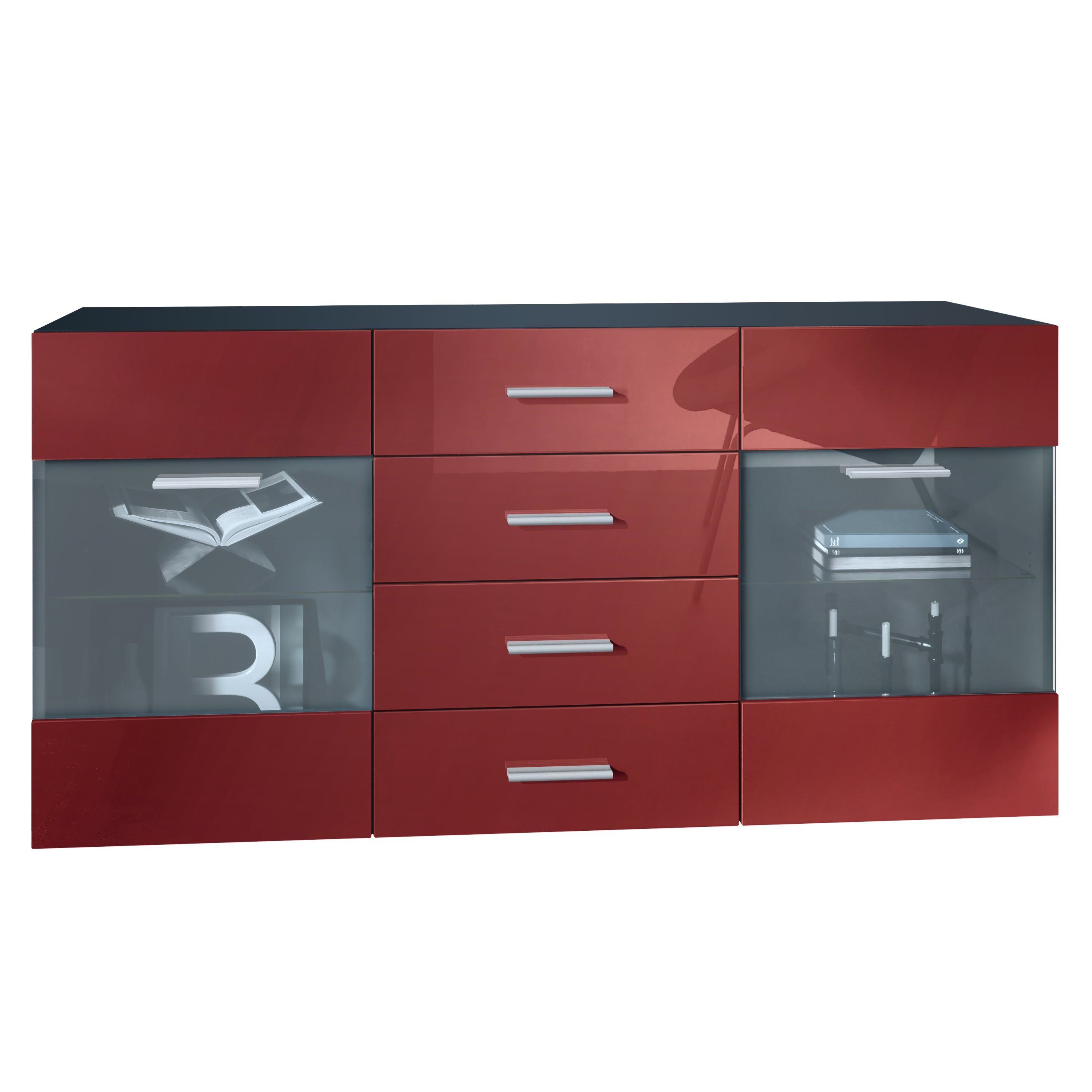 Sideboard Graz M1 - Korpus Schwarz matt