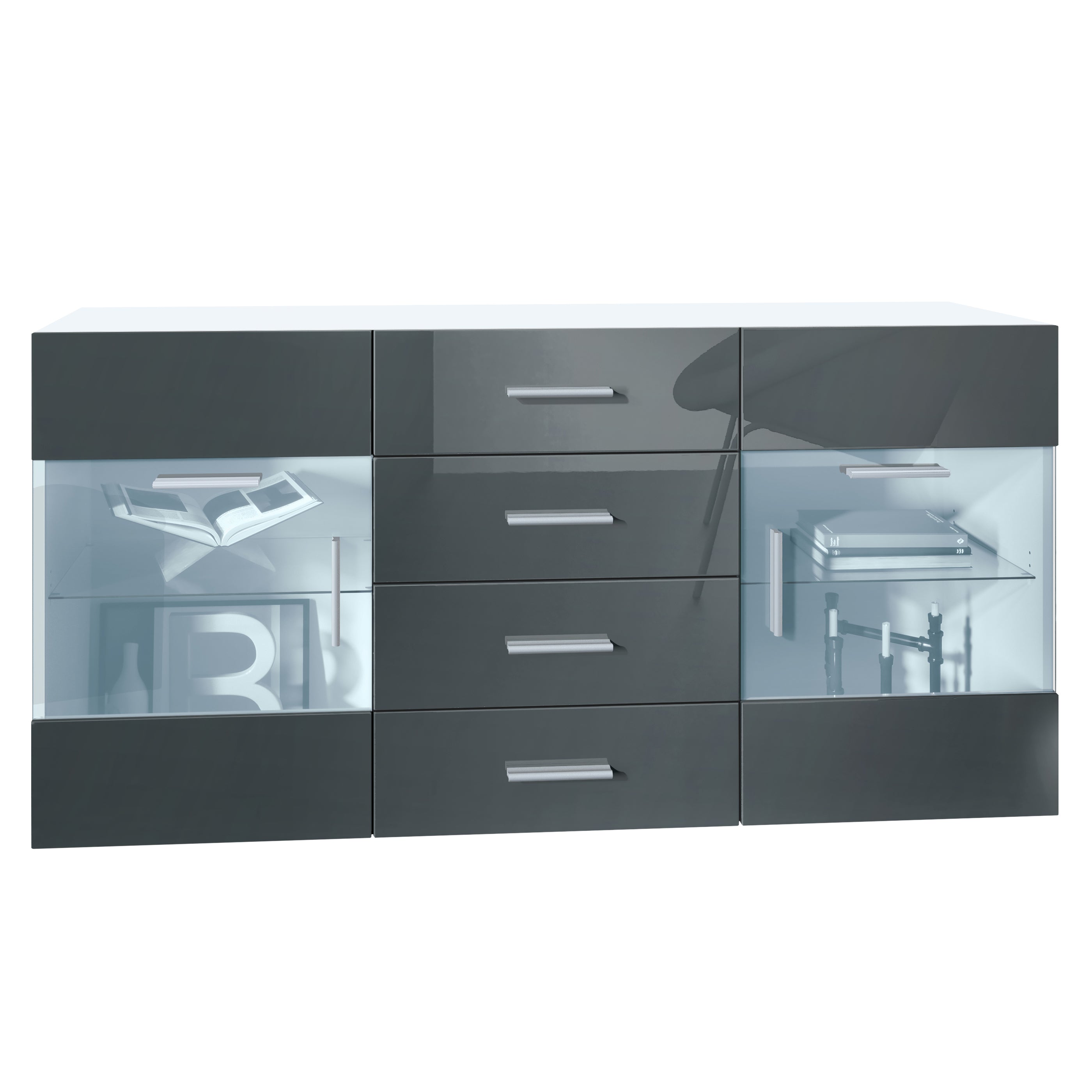 Sideboard Graz M1 - Korpus Weiß matt