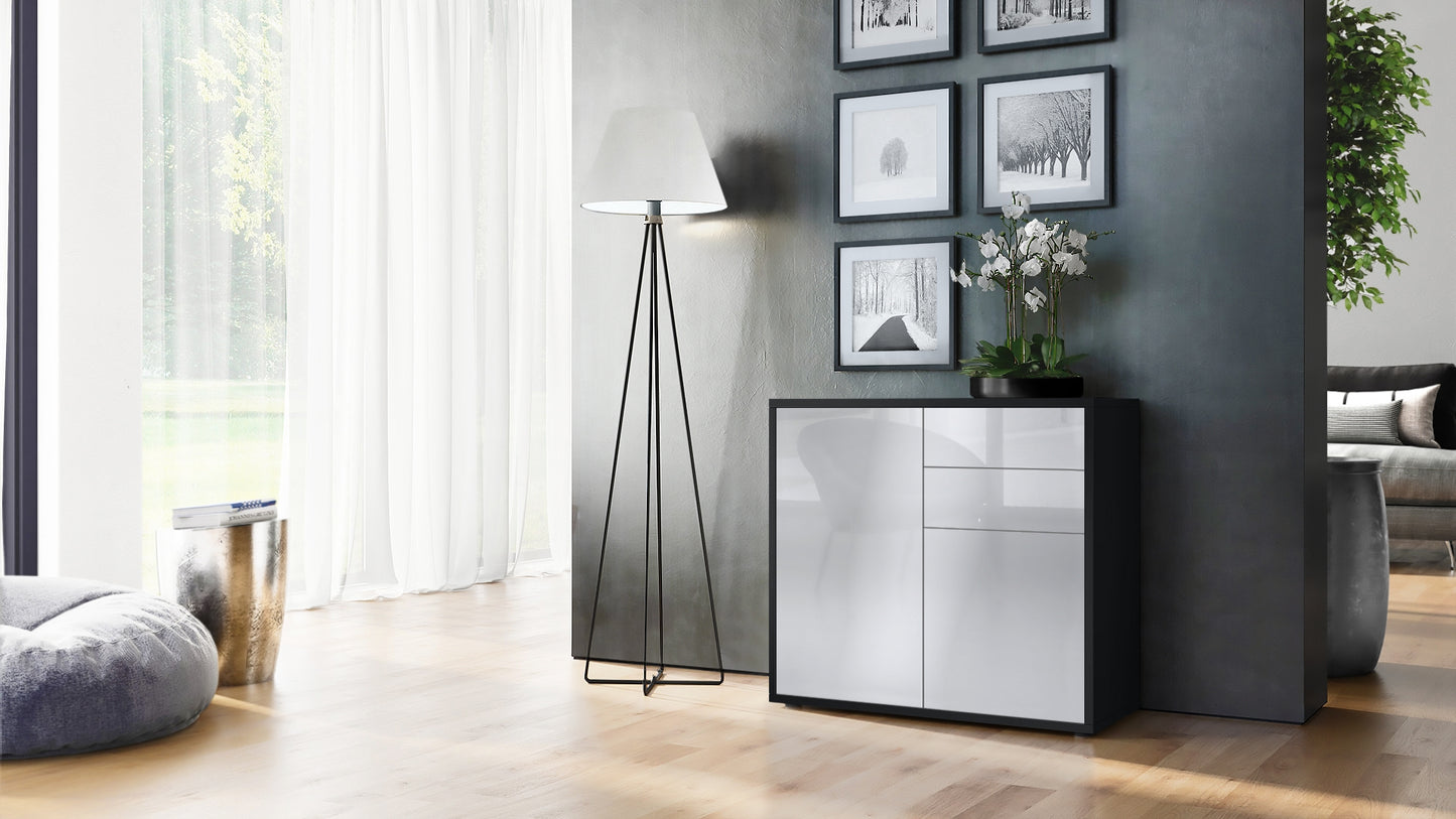 Milan M1 Kommode Korpus Schwarz