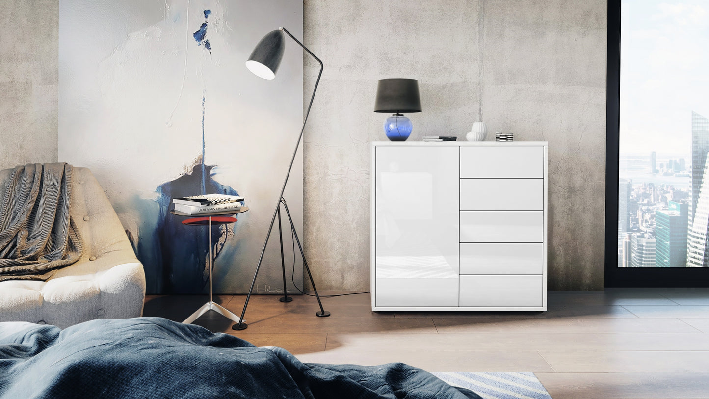 Milan M2 Kommode Korpus Weiß