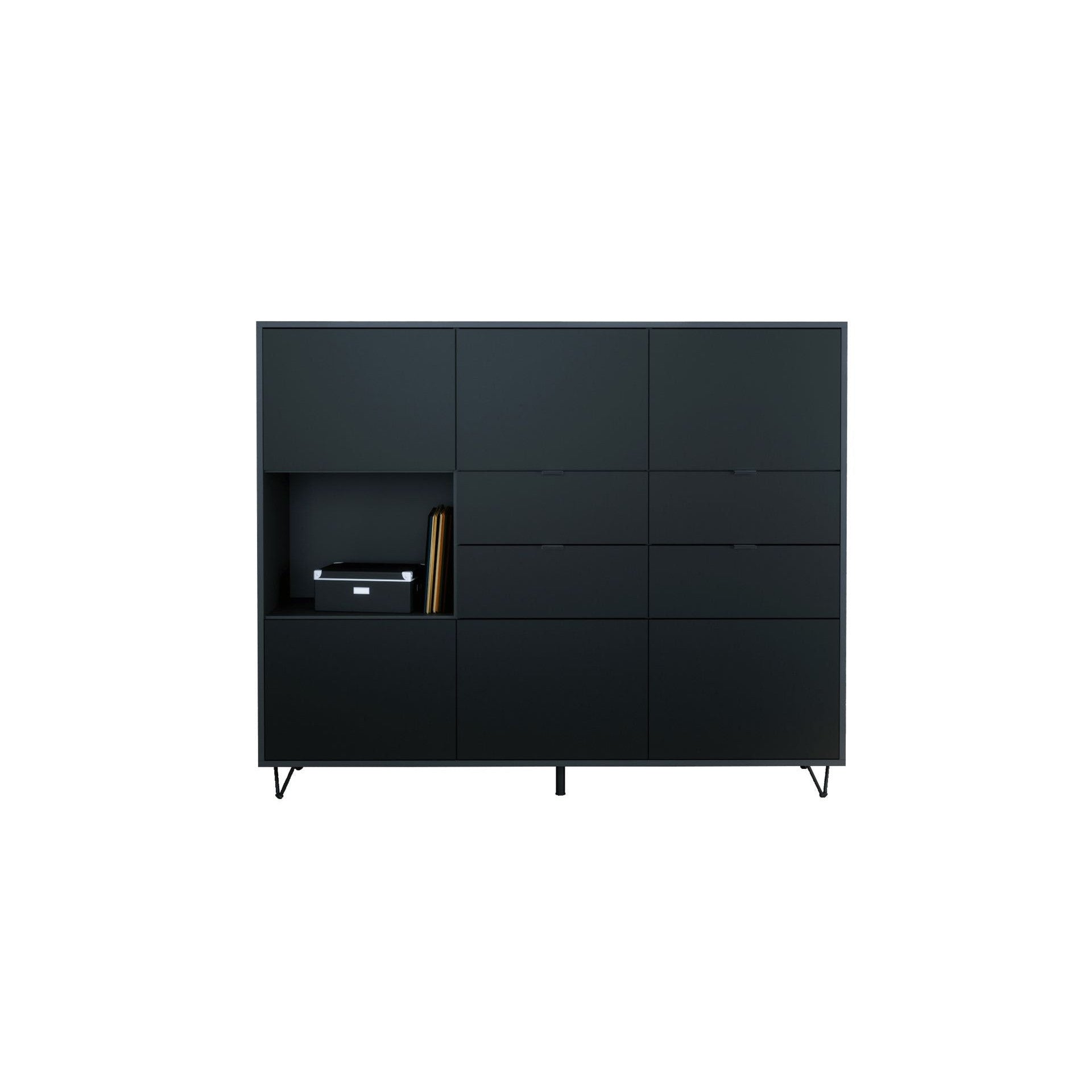 Highboard Mirallo M2 Korpus Anthrazit matt