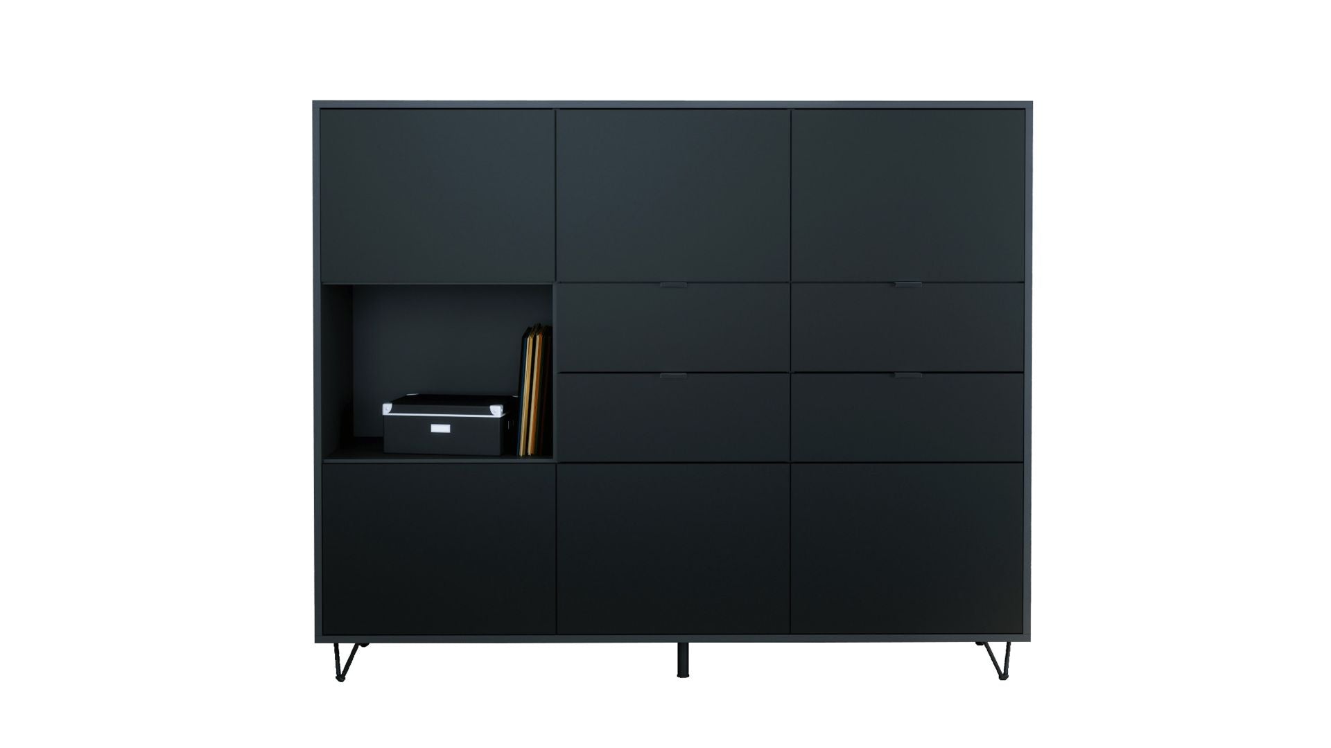 Highboard Mirallo M2 Korpus Anthrazit matt