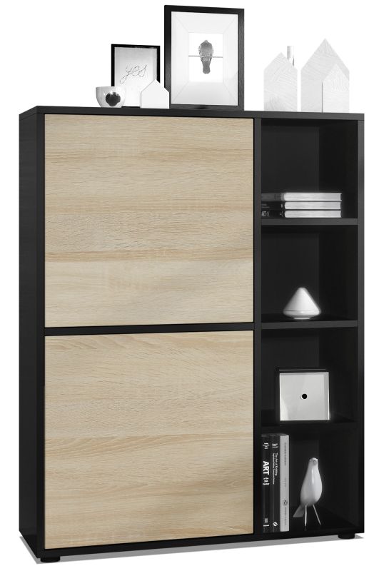 Mora Highboard Korpus Schwarz