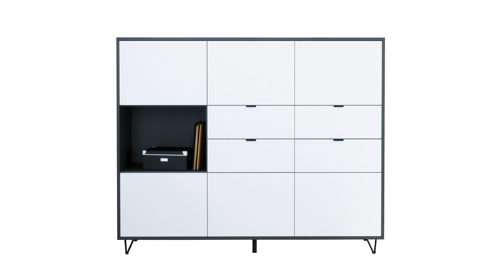 Highboard Mirallo M2 Korpus Anthrazit matt