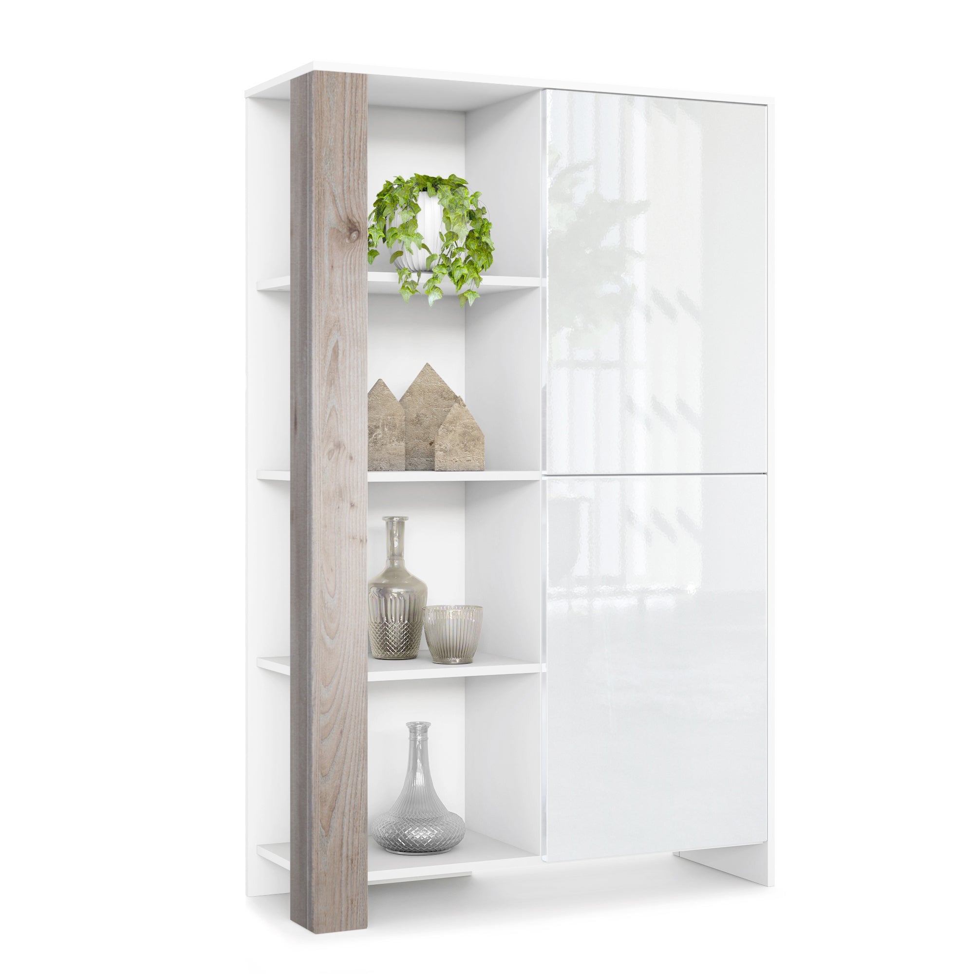 Como Highboard Korpus Weiß