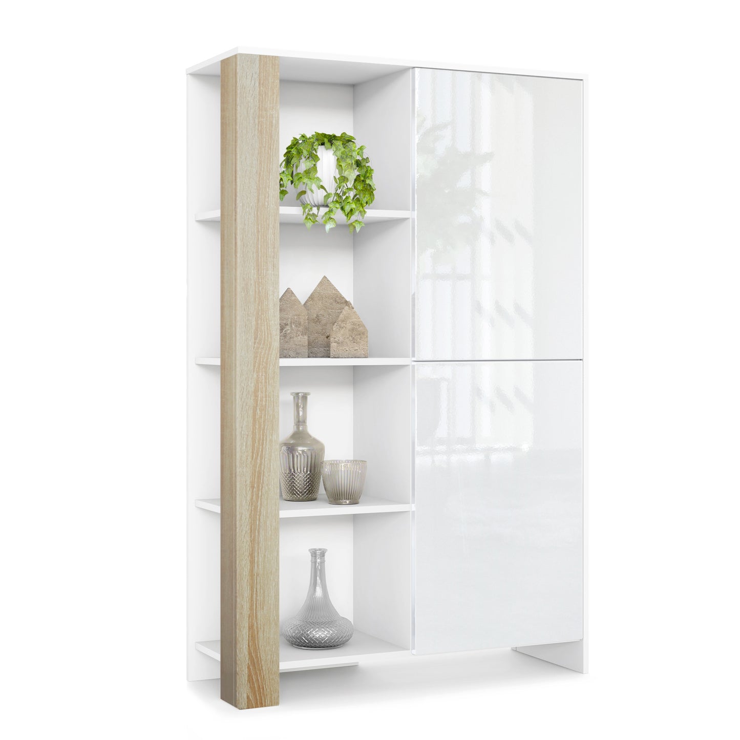 Como Highboard Korpus Weiß
