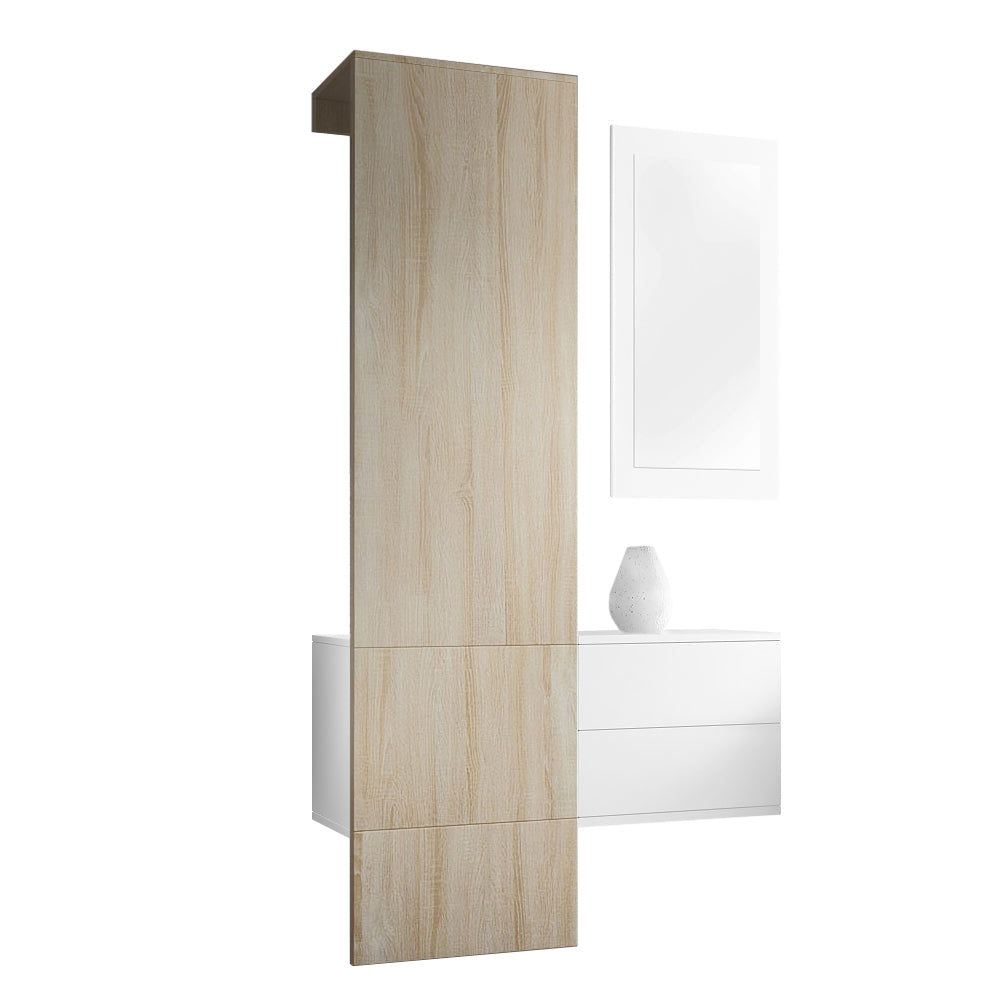 Lulea Garderobe Set 2 Korpus Weiß