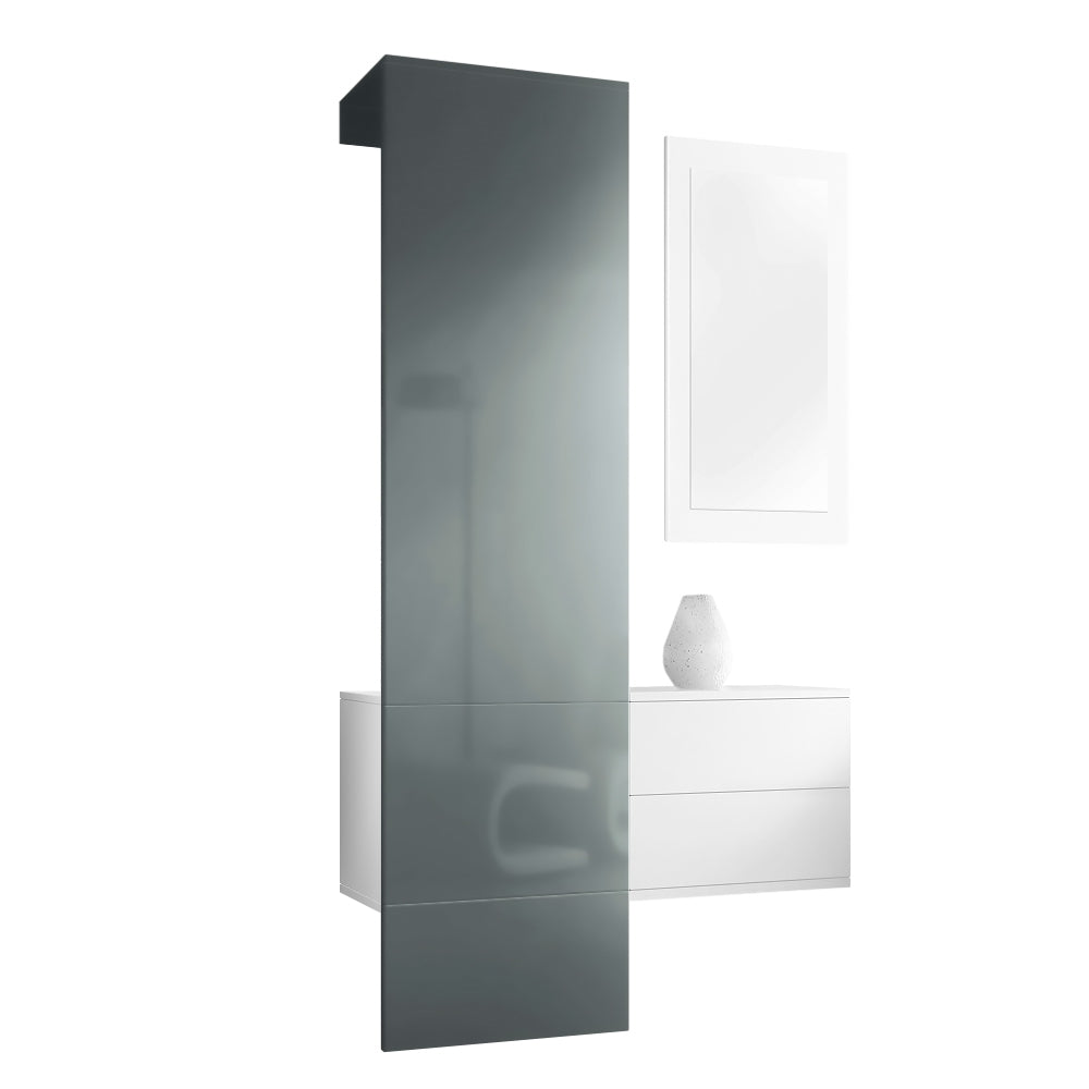 Lulea Garderobe Set 2 Korpus Weiß