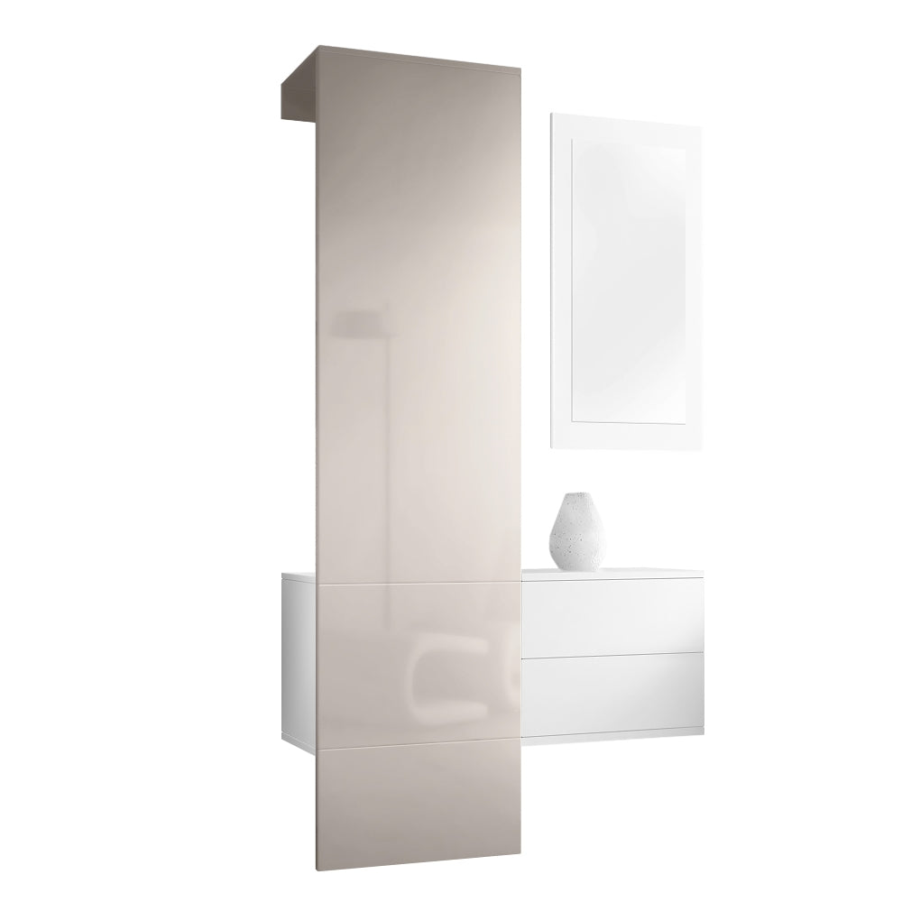 Lulea Garderobe Set 2 Korpus Weiß