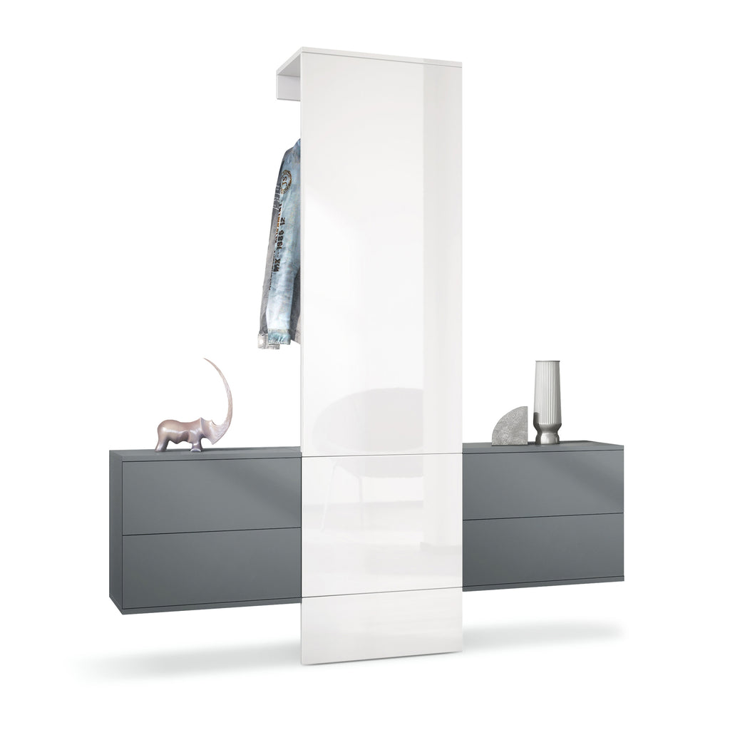 Lulea Garderobe Set 3 Korpus Anthrazit
