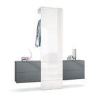 Lulea Garderobe Set 3 Korpus Anthrazit