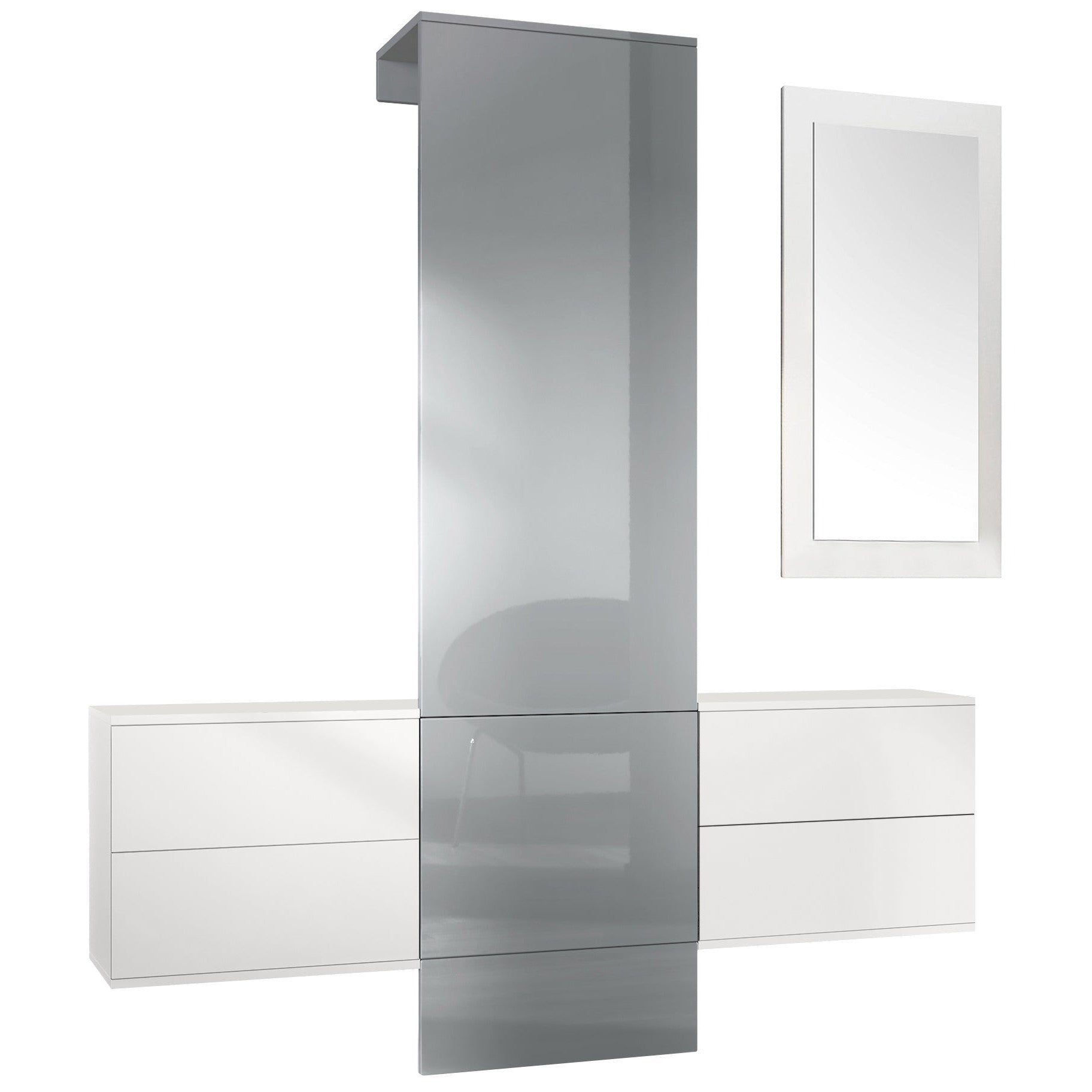 Lulea Garderobe Set 3 Korpus Weiß