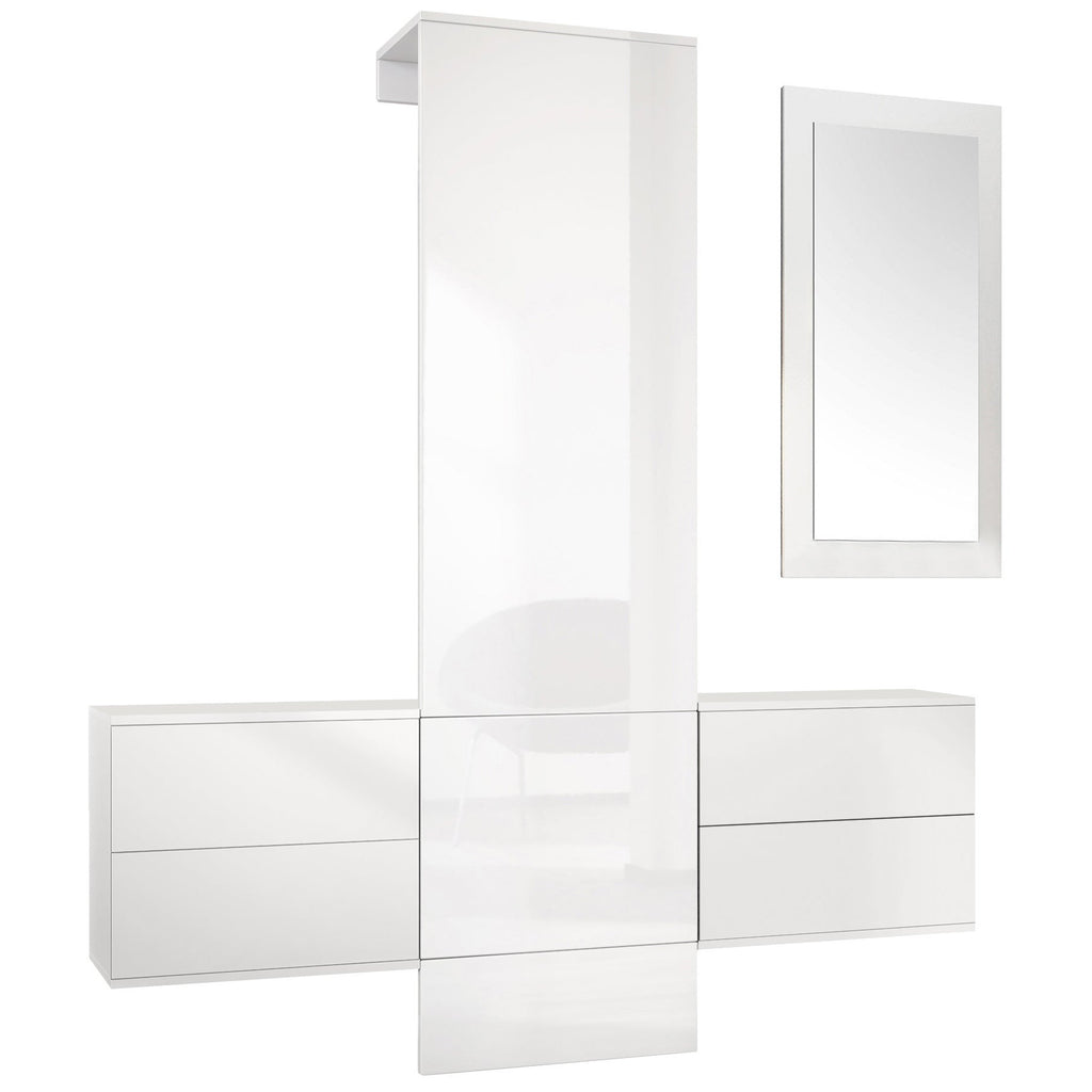 Lulea Garderobe Set 3 Korpus Weiß