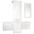 Lulea Garderobe Set 3 Korpus Weiß