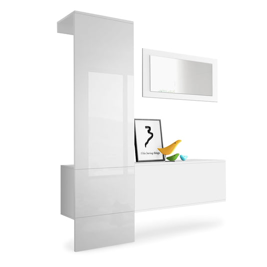 Lulea Garderobe Set 4 Korpus Weiß