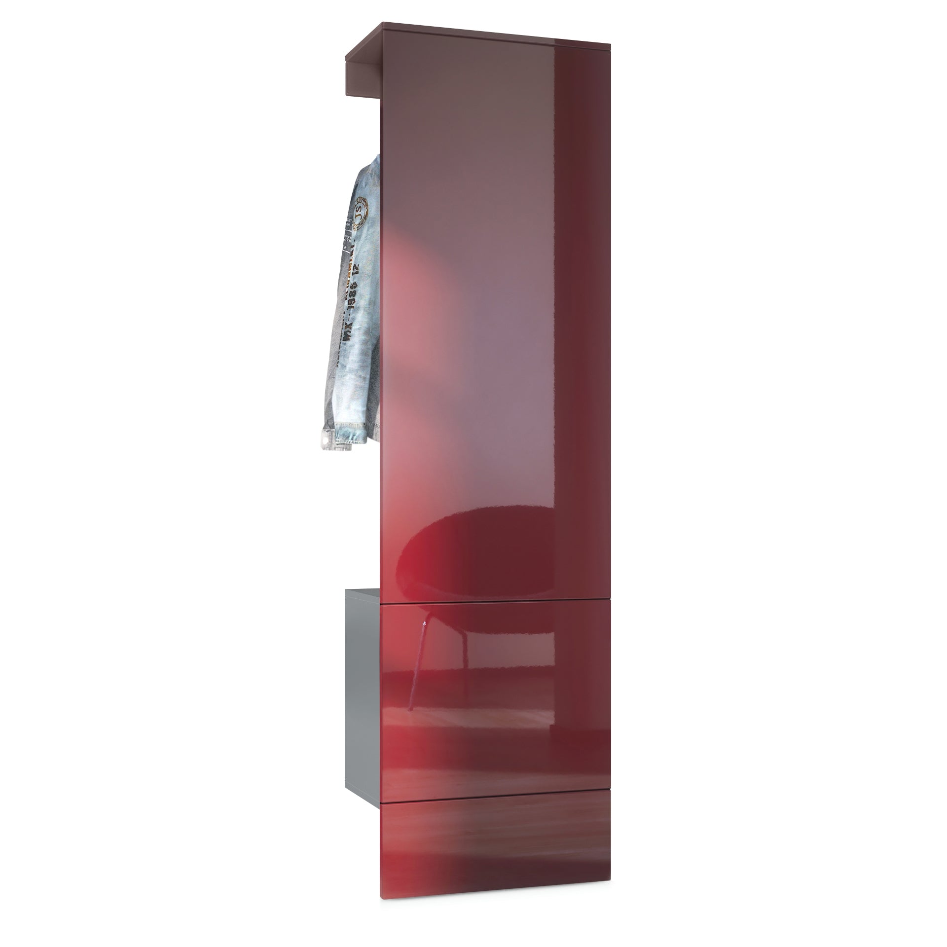 Lulea Garderobe Set 5 Korpus Anthrazit