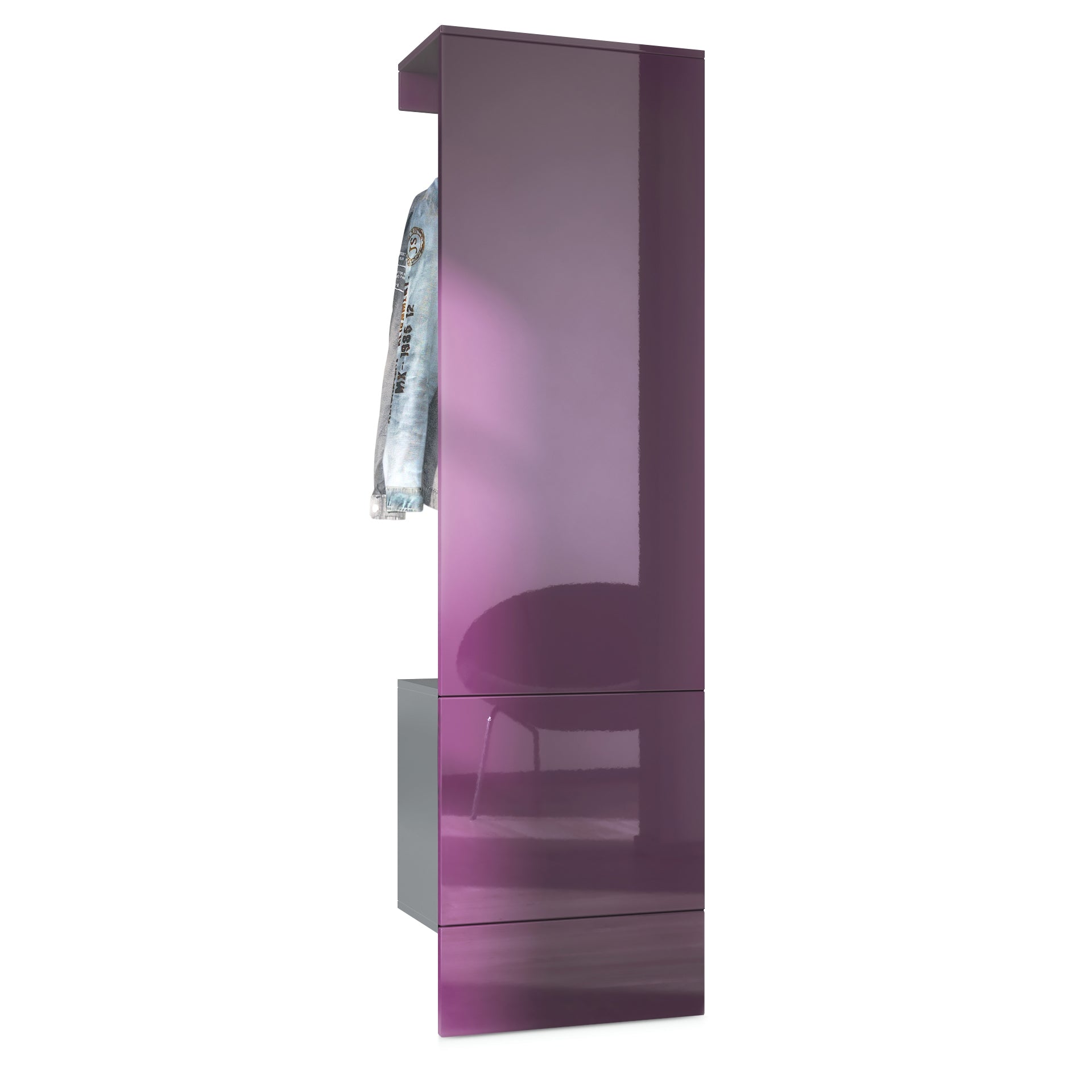 Lulea Garderobe Set 5 Korpus Anthrazit