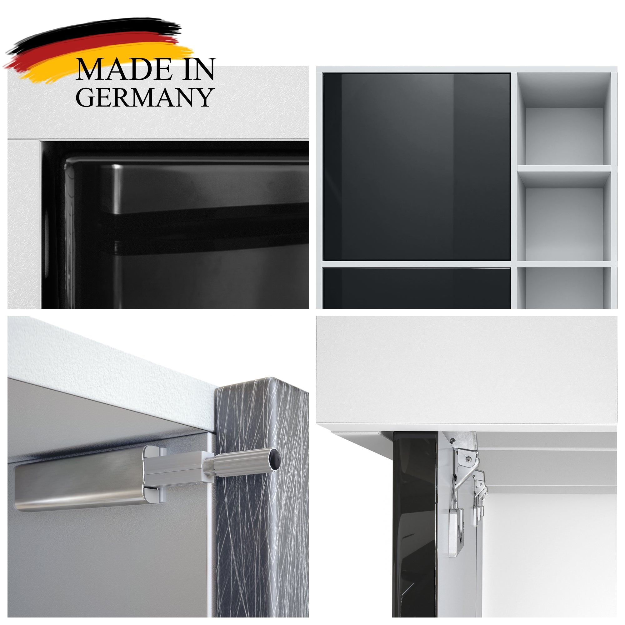 Mora Highboard Korpus Schwarz