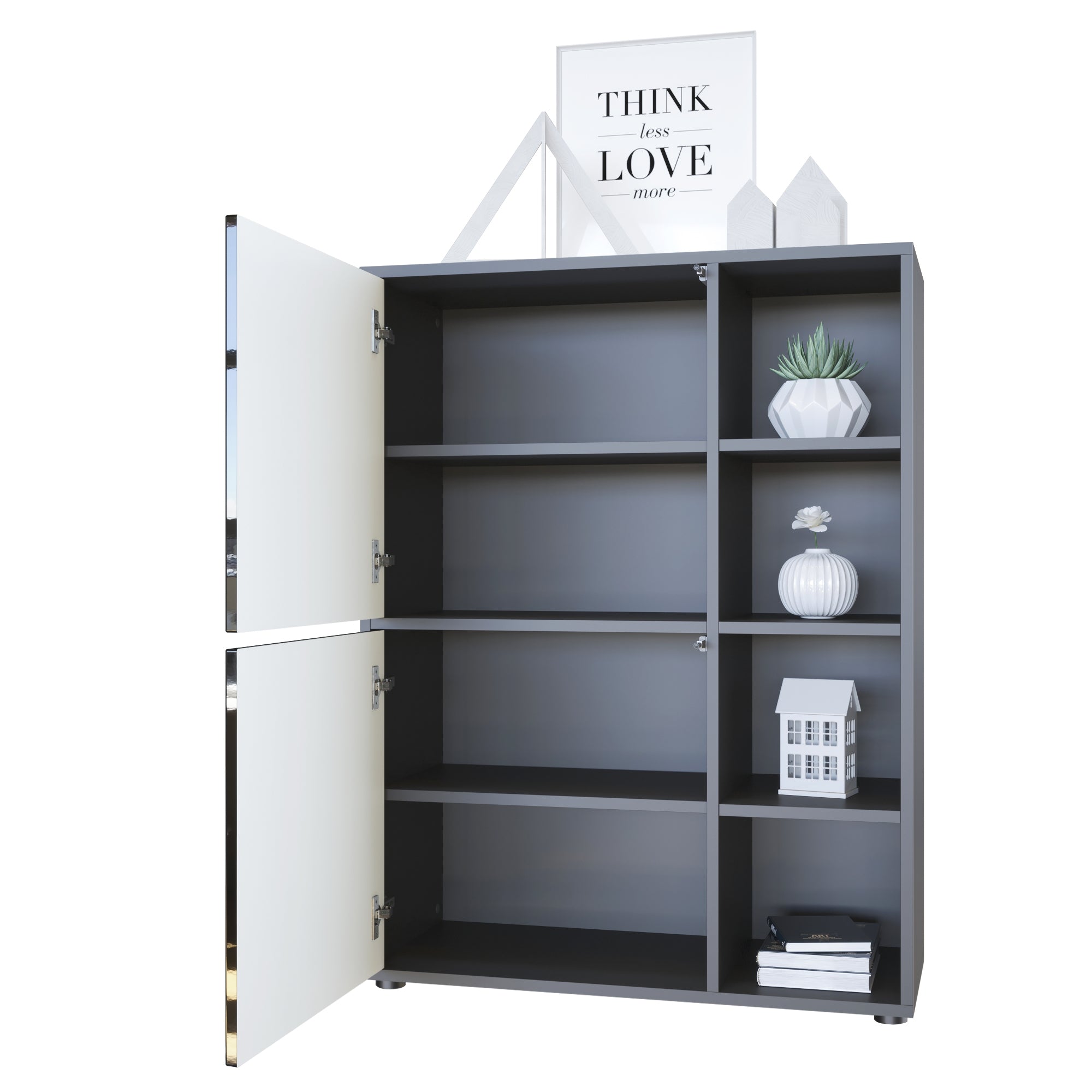 Mora Highboard Korpus Schwarz