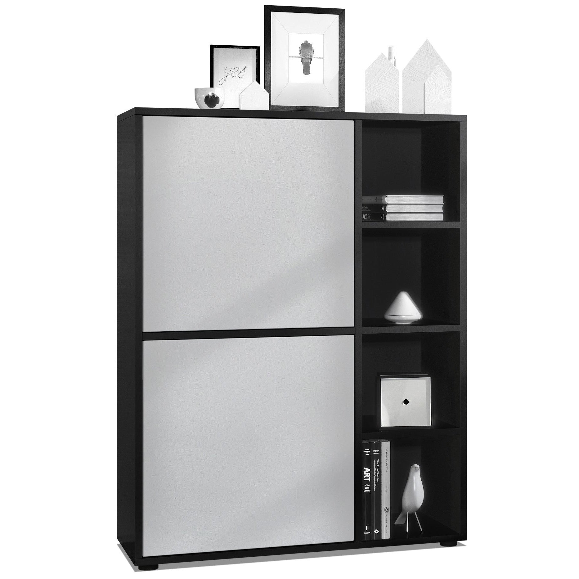 Mora Highboard Korpus Schwarz