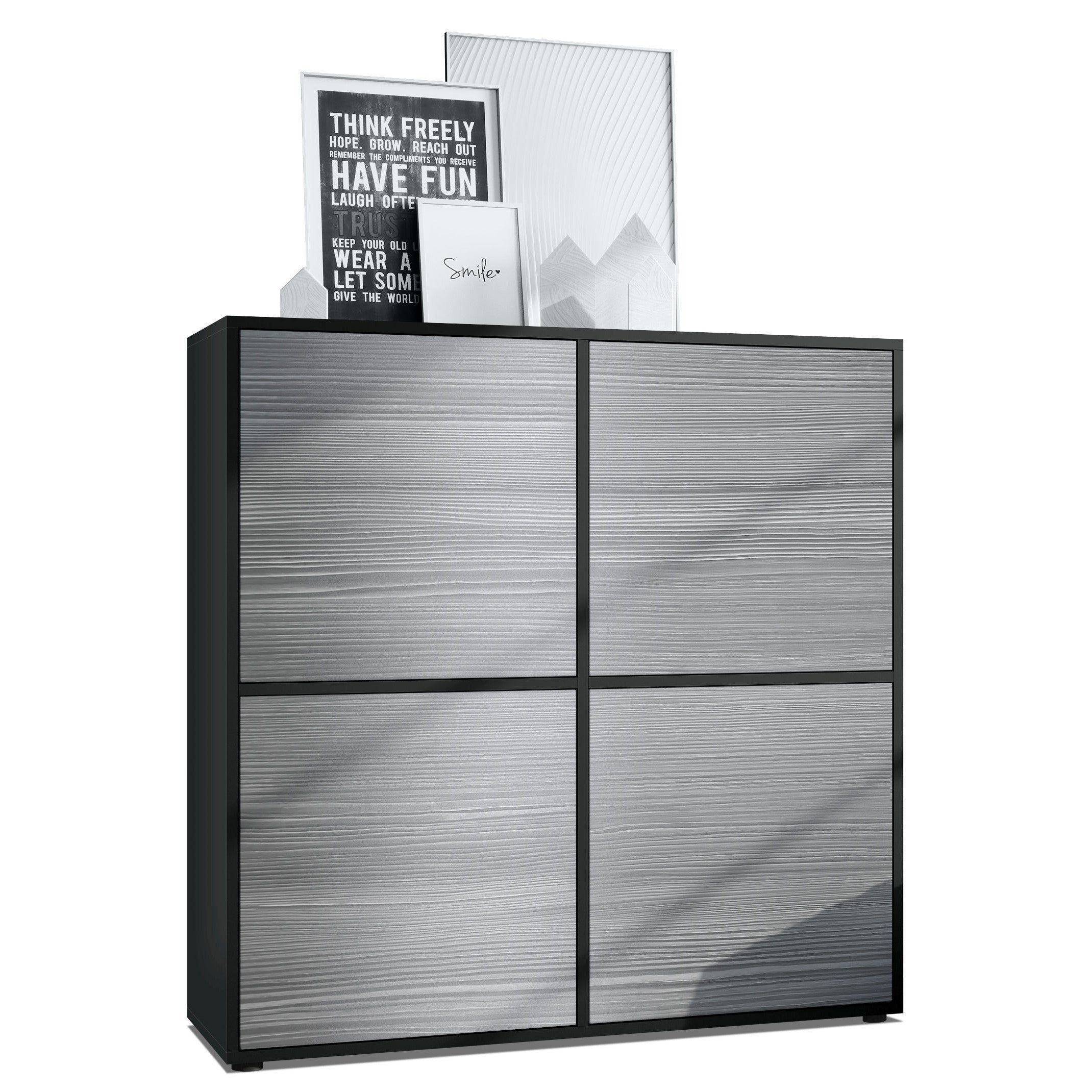Mora M2 Highboard Korpus Schwarz