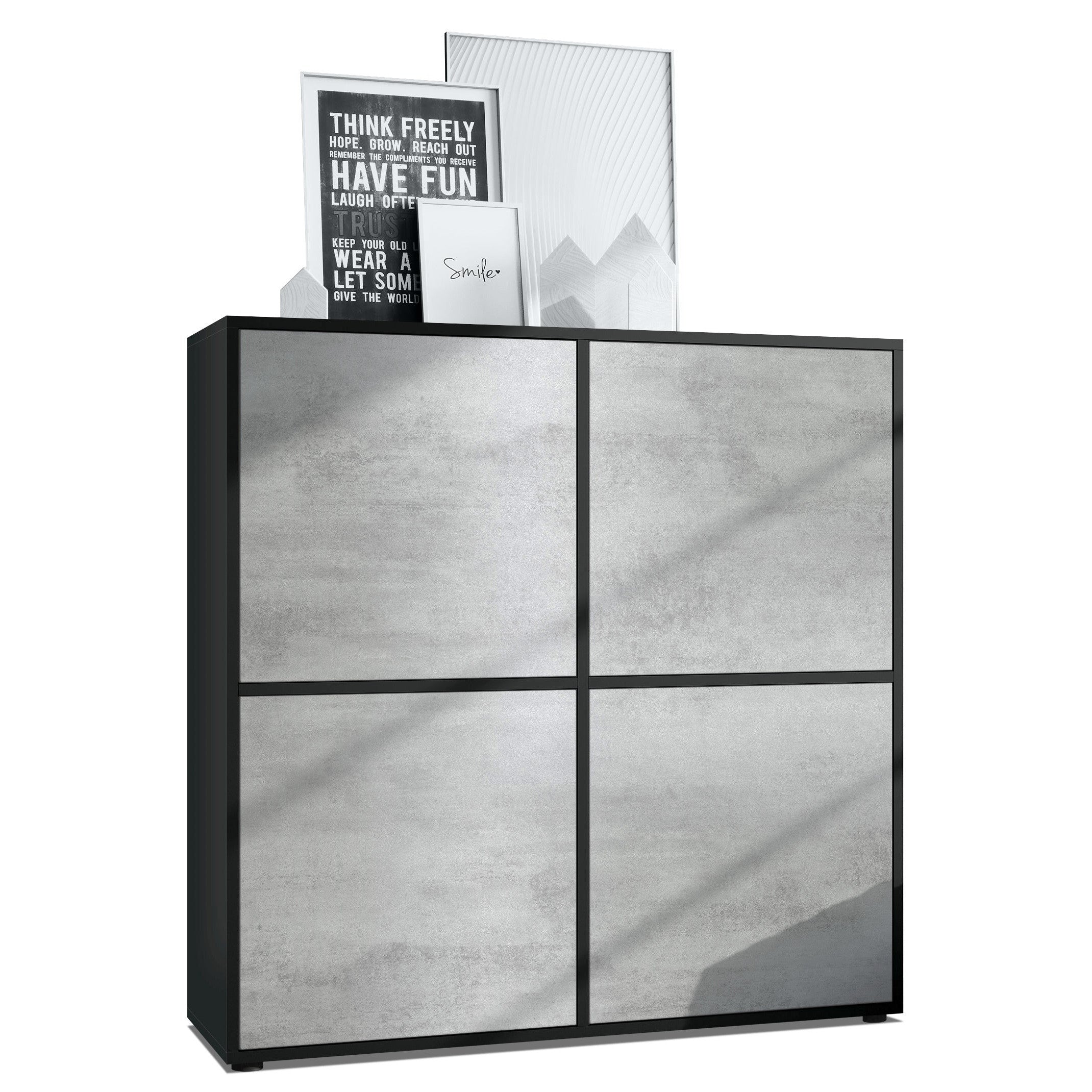 Mora M2 Highboard Korpus Schwarz