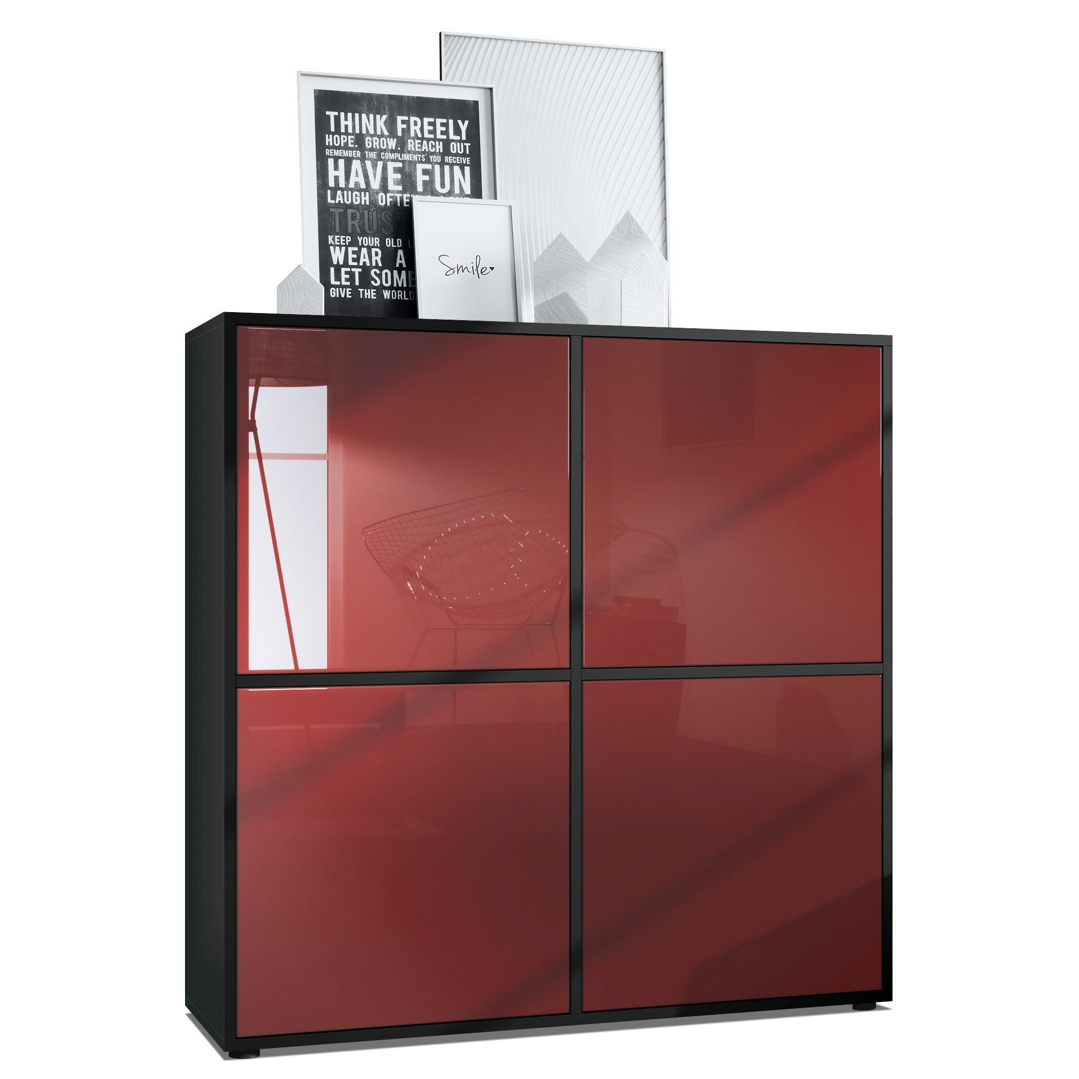 Mora M2 Highboard Korpus Schwarz